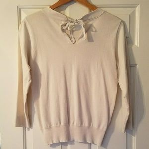 J. Crew Ribbon Tie Sweater